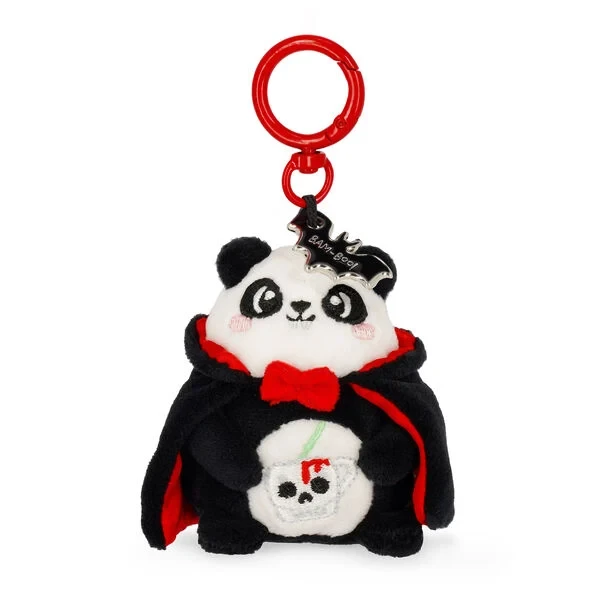 Halloween Panda Plush Key Ring "Bam-Boo!" - Tiny Super Soft!